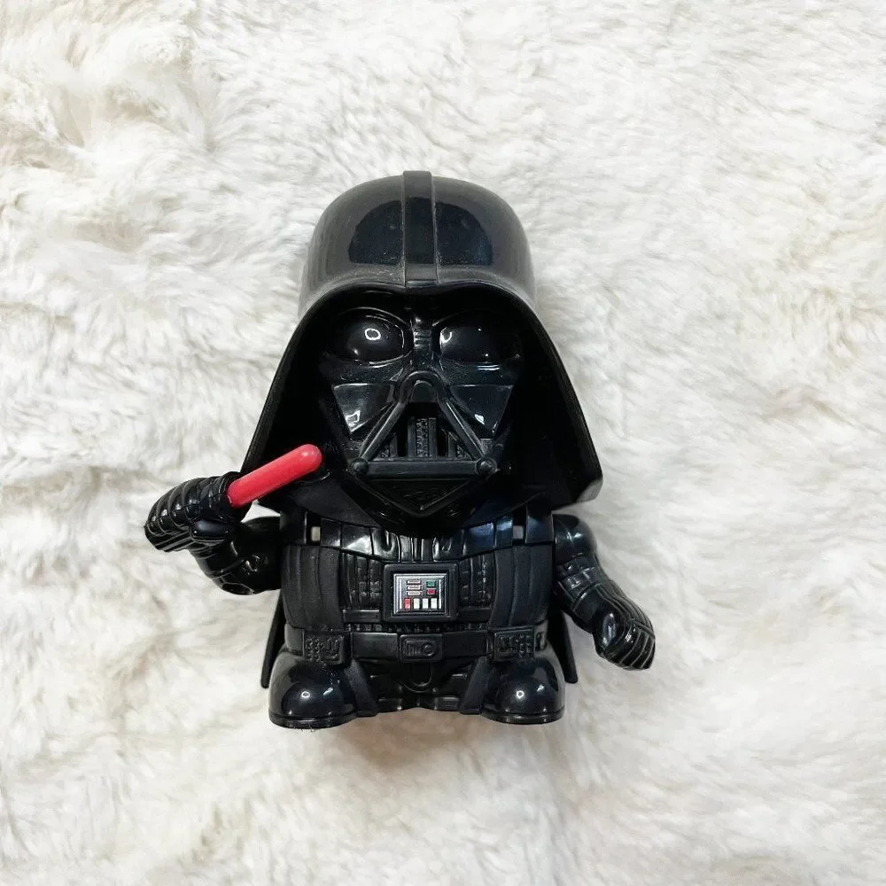 🔮 5/$25 2005 Star Wars 2 Piece Burger King Collectible Darth Vader & Anakin Toy